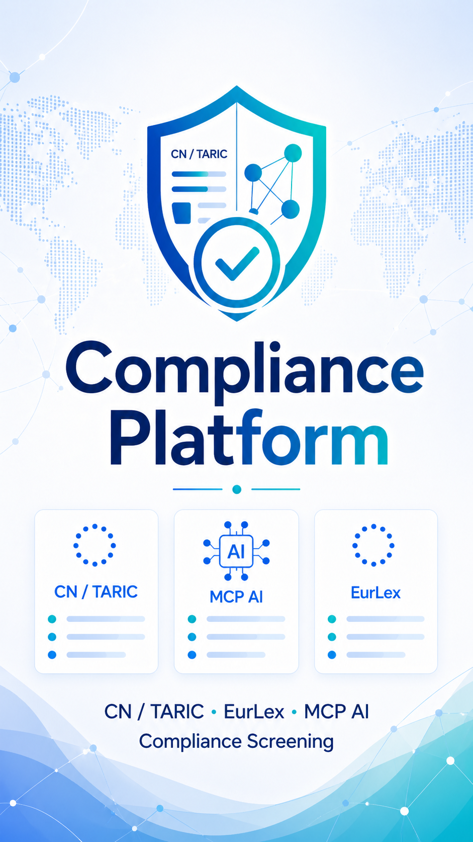 Compliance Platform screening illustration